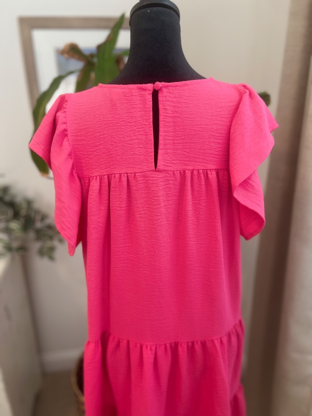 Pink Ruffle Dress - Picture 2 of 4